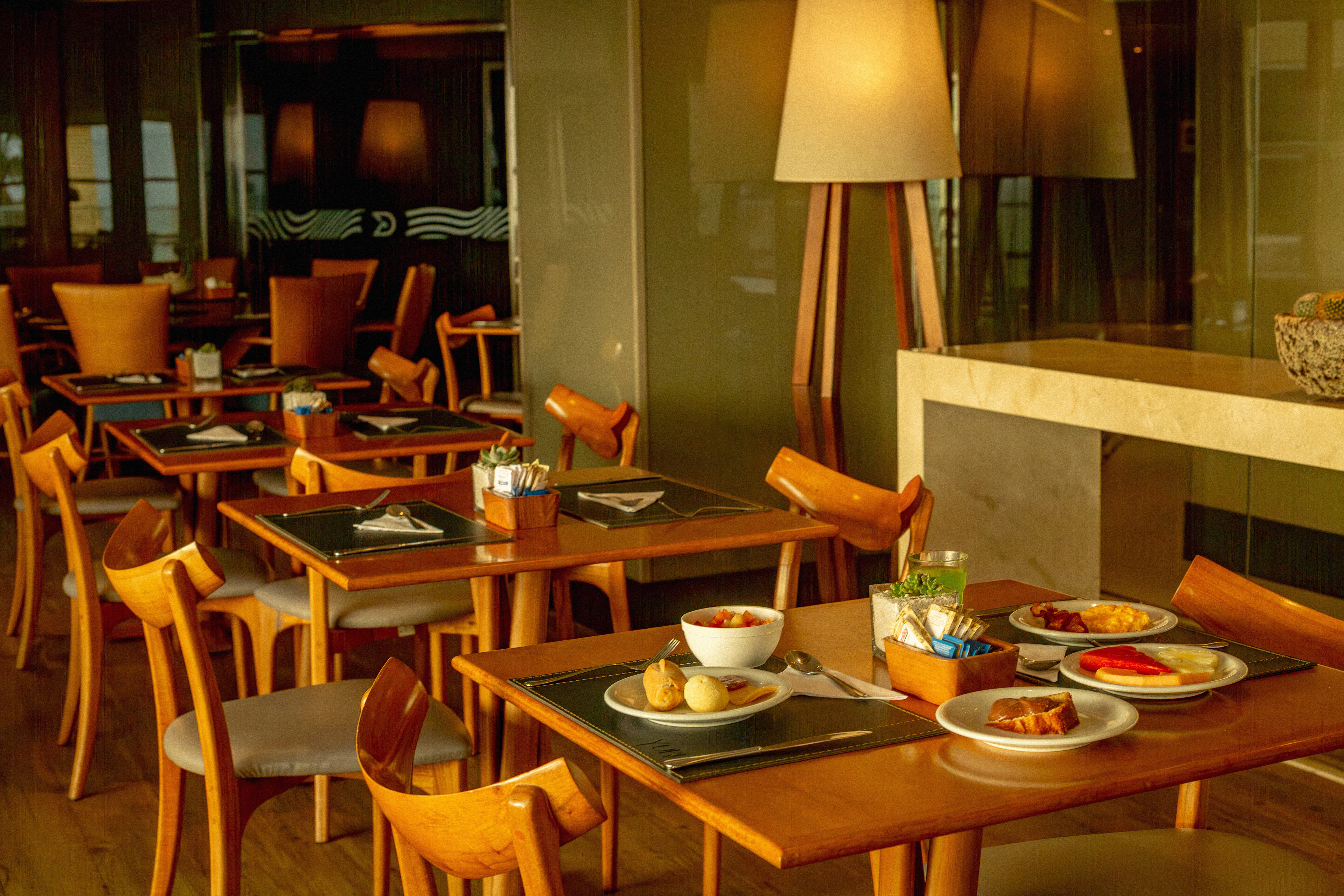 Café da manhã com variedade